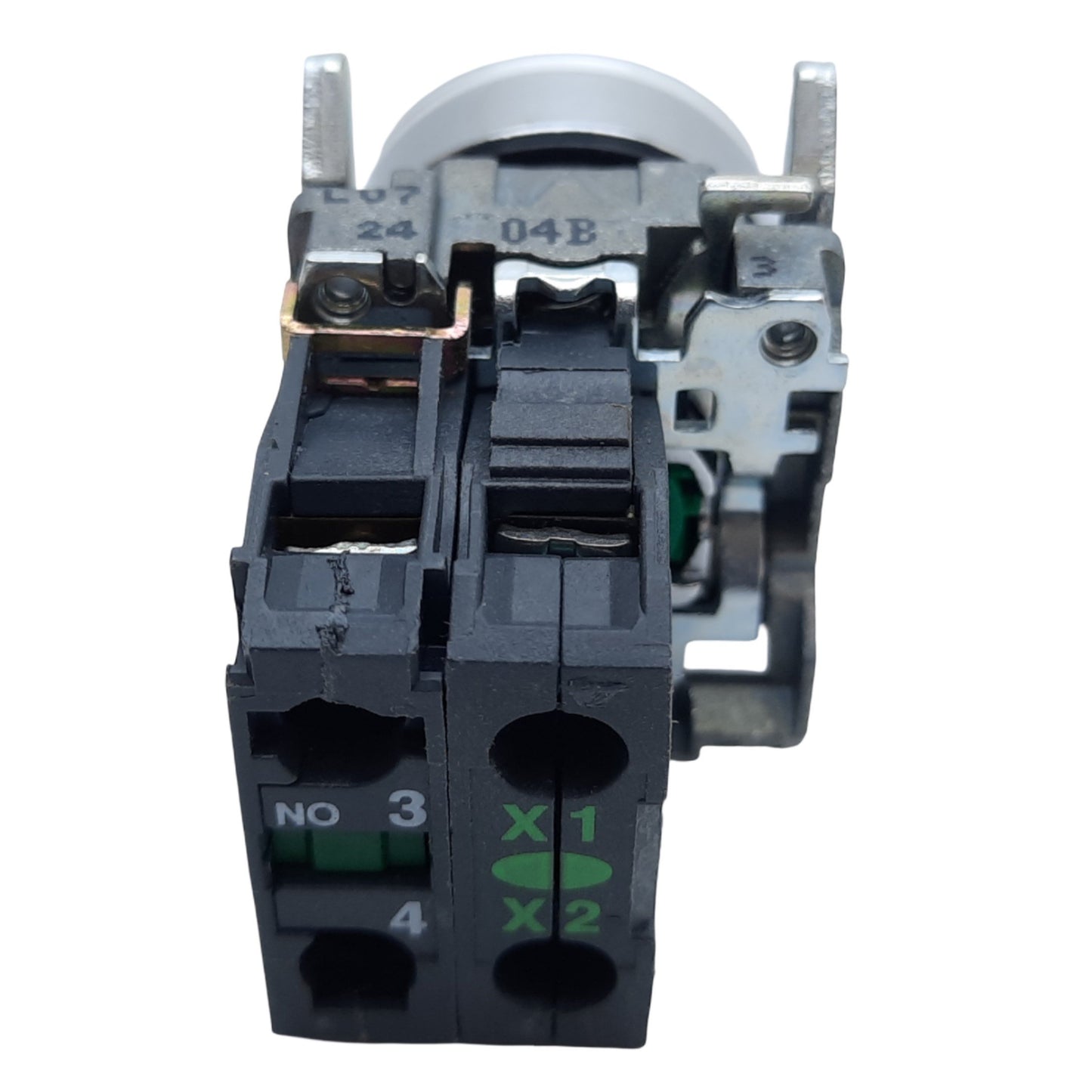 Used Schneider Electric XB4BW33G5 Harmony Illuminated Pushbutton 22mm 1NO 120V AC