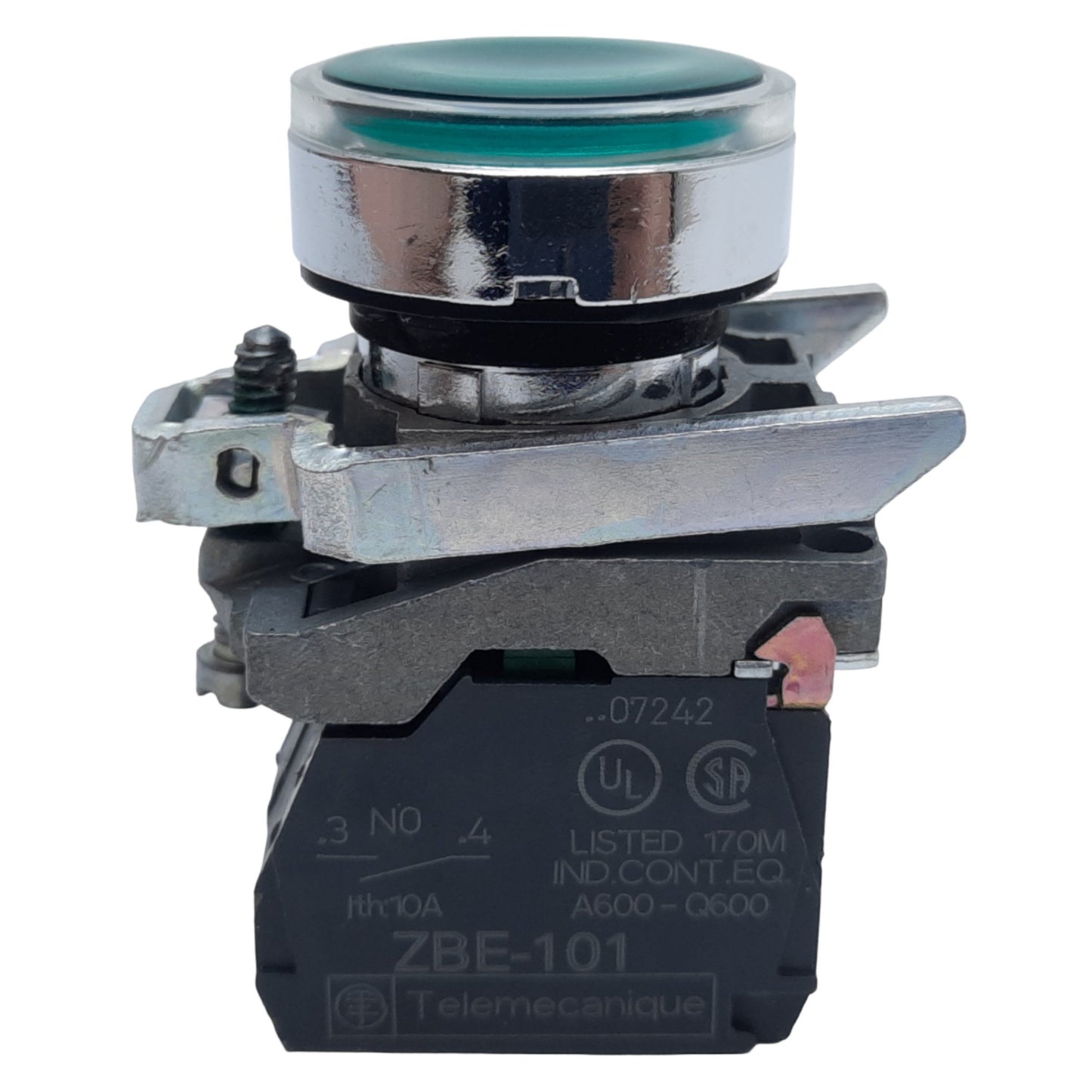 Used Schneider Electric XB4BW33G5 Harmony Illuminated Pushbutton 22mm 1NO 120V AC