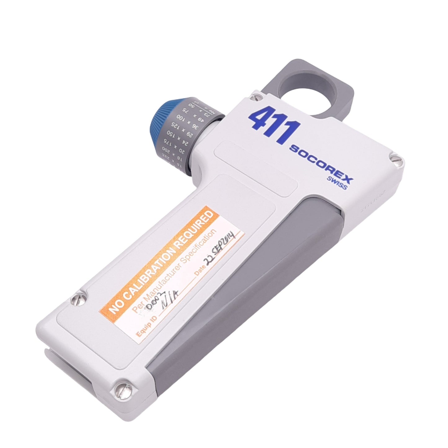 New Socorex 411.5000 Stepper 411 Adjustable Repeater Pipette, 10µL to 5mL Ecostep