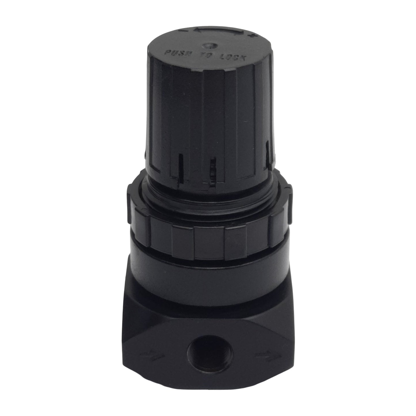 Used Numatics R12R-01 Pressure Regulator, 1/8in NPTF, 0-125psig, 200psig Max