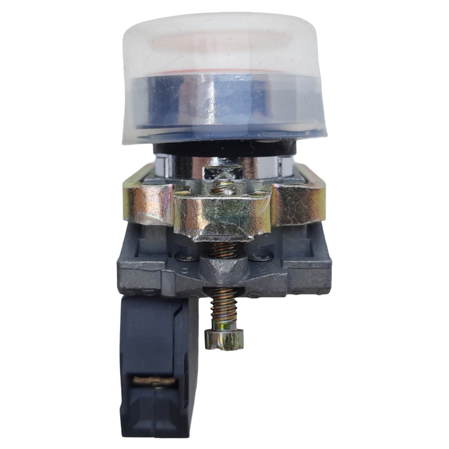 Used Schneider Electric XB4BP42 Harmony XB4 Push Button w/ Clear Boot 1NC 22mm 240VAC