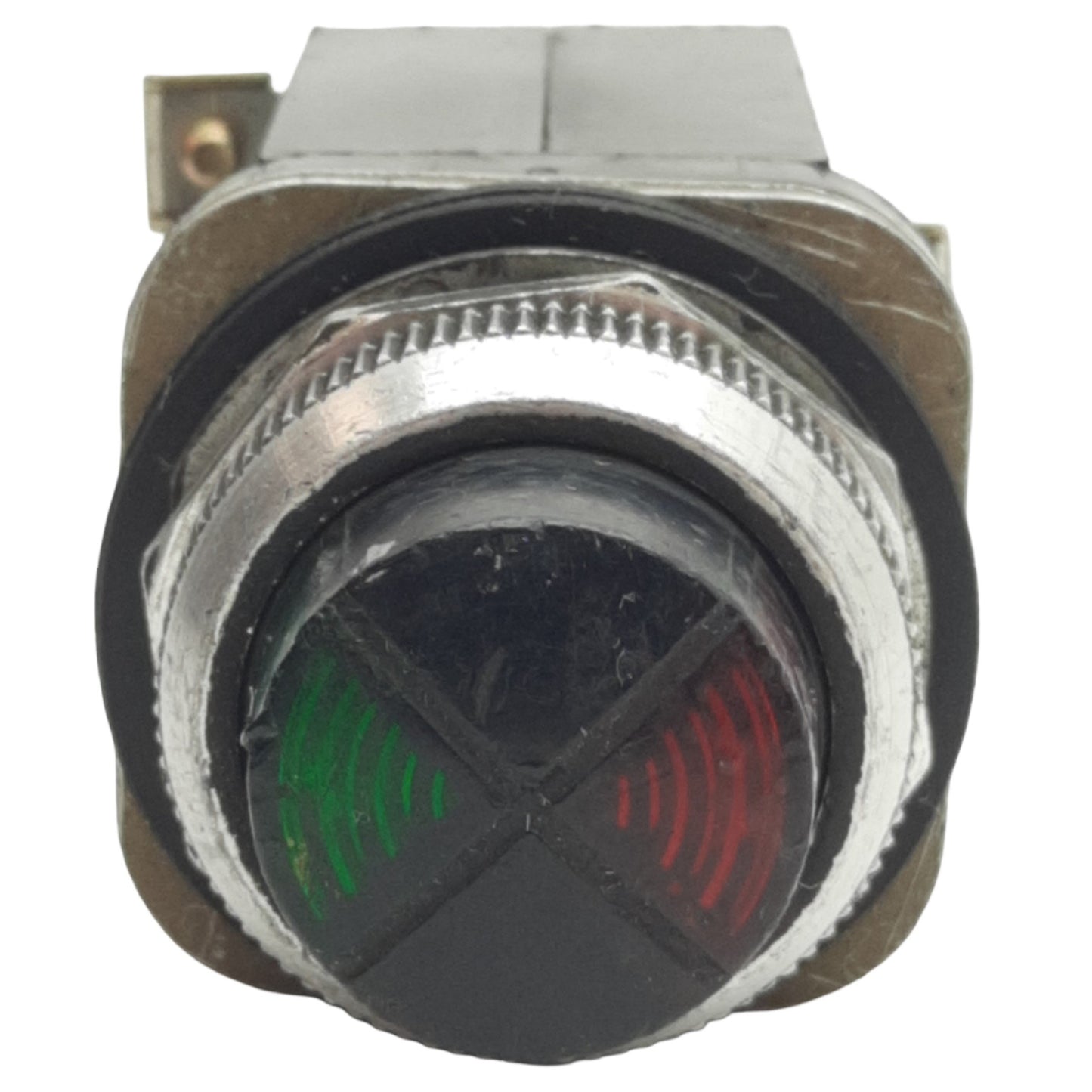 Used Allen Bradley 800T-PCL216GR Green/Red Cluster Pilot Light ø30mm, 120VAC