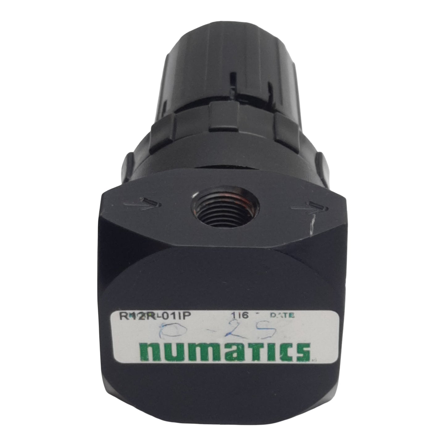 Used Numatics R12R-01IP Miniature Pressure Regulator, 1/8in NPTF, 0-25psig Out