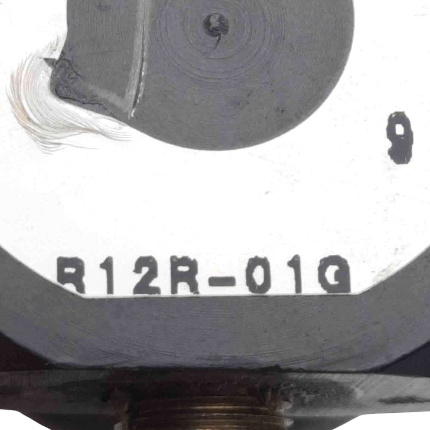 Used Numatics R12R-01G Pressure Regulator, 1/8in NPTF, 0-125psig, w/ 0-160psi Gauge