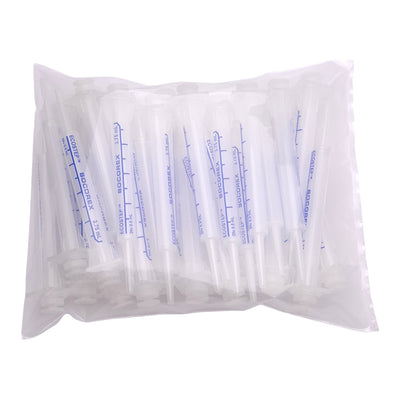 New – Open box Lot of 30 Socorex 316-050 Ecostep Syringe, Blue Selector, 3.75mL, 50-500µL