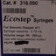 New – Open box Lot of 30 Socorex 316-050 Ecostep Syringe, Blue Selector, 3.75mL, 50-500µL