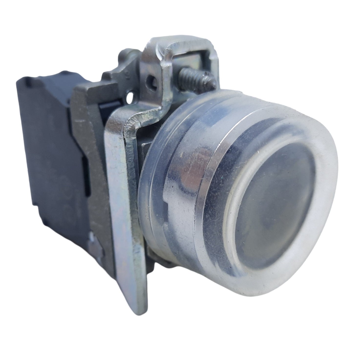 Used Schneider Electric XB4BP21 Harmony XB4 Push Button w/ Clear Boot 1NO 22mm 240VAC