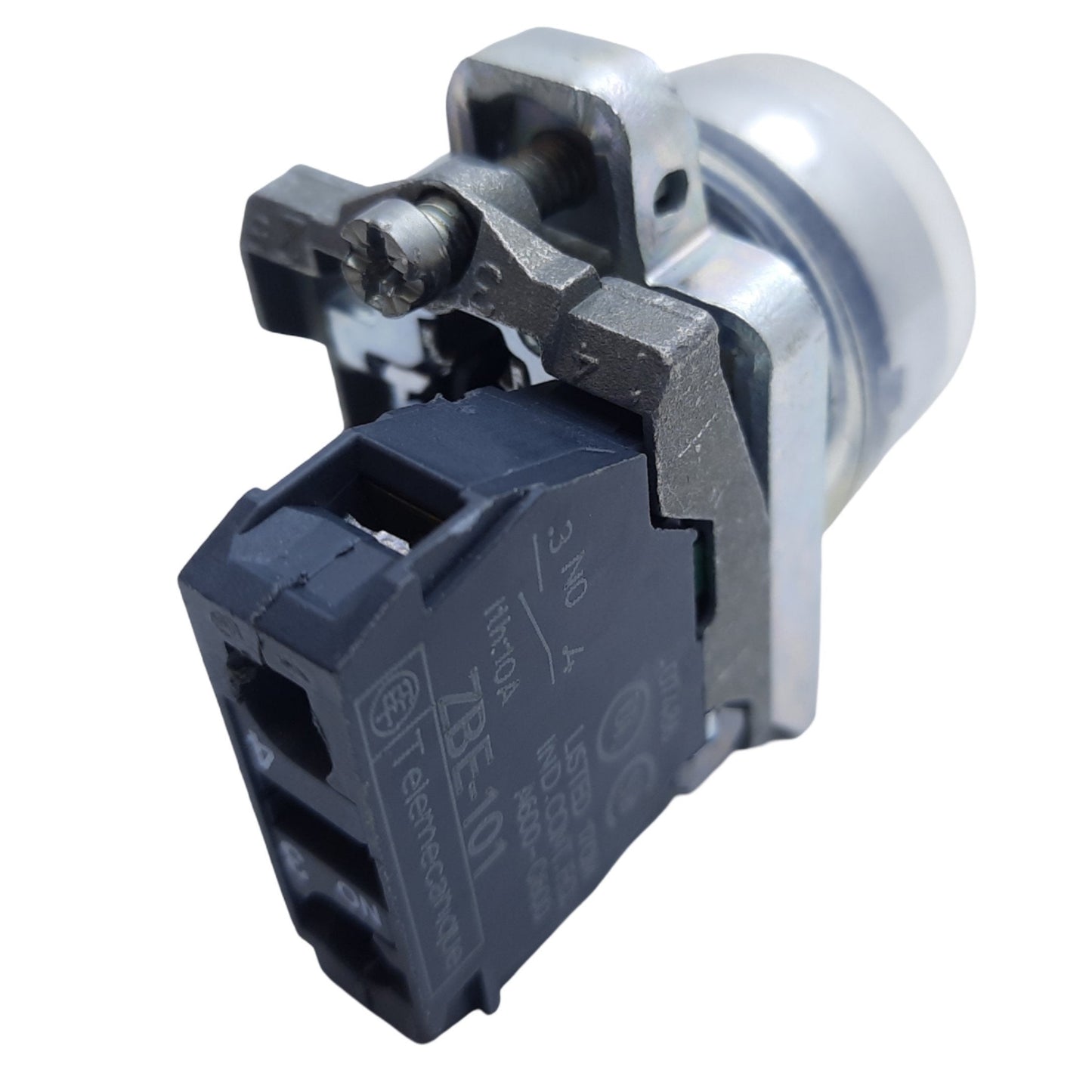 Used Schneider Electric XB4BP21 Harmony XB4 Push Button w/ Clear Boot 1NO 22mm 240VAC