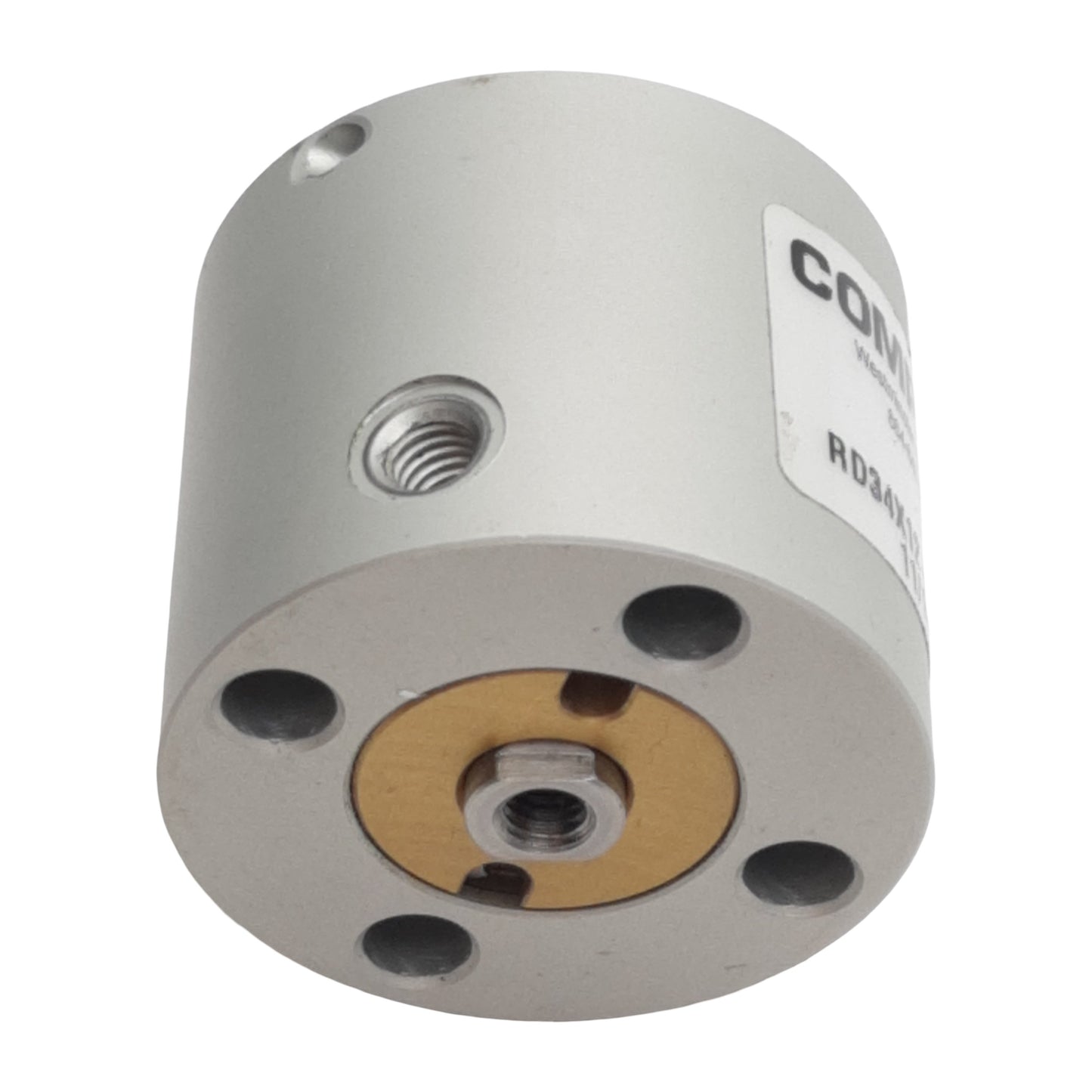 Used Compact RD34X12-FTTM Pneumatic Cylinder, ø3/4in Bore, 1/2in Stroke, #10-32