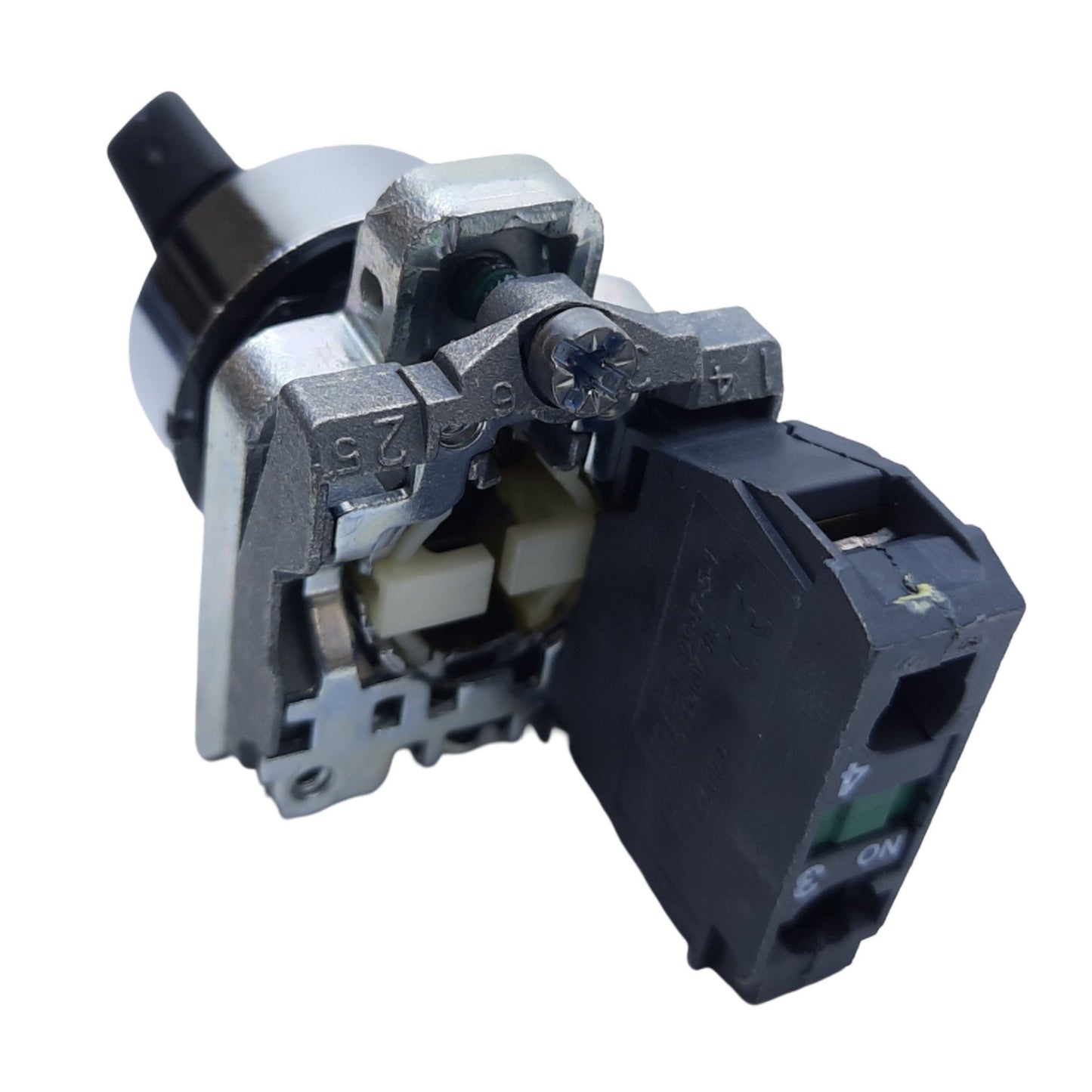 Used Schneider Electric XB4BD21 Harmony XB4 Selector Switch 2-Position, 22mm 600VAC