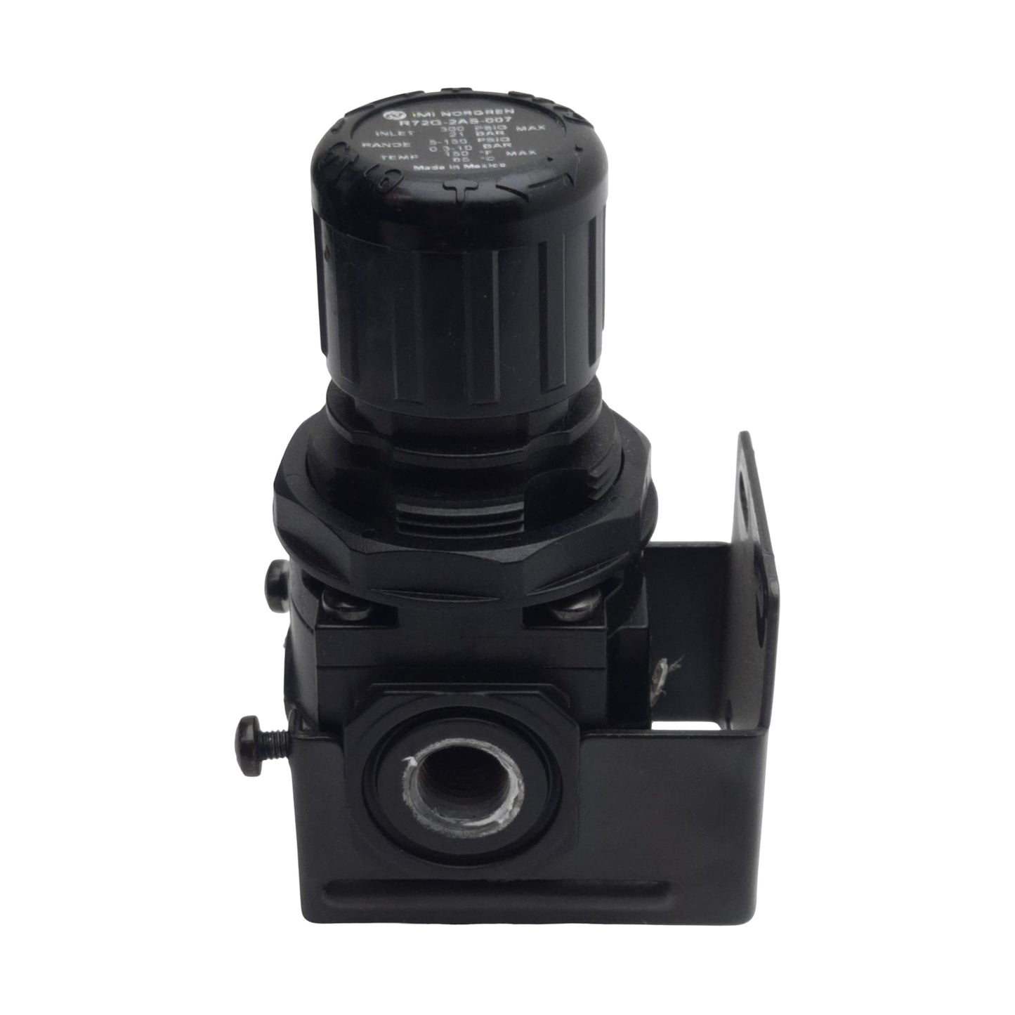 Used Norgren R72G-2AS-007 Pressure Regulator 1/4in PTF, 0.3-10bar, 21bar Max, 33dm3/s
