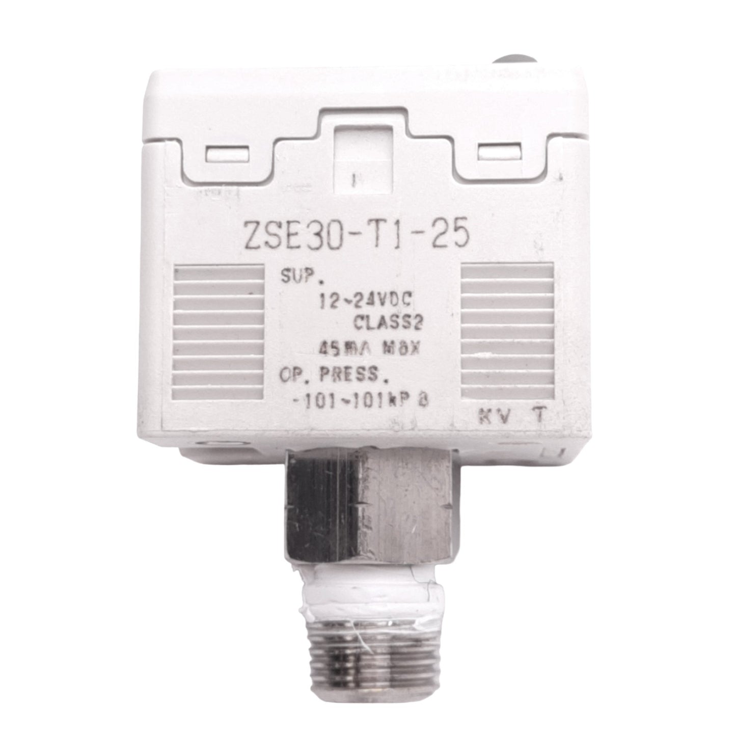 Used SMC ZSE30-T1-25 Digital Vacuum Pressure Switch, -101~101kPa, 1/8in NPT, 12-24VDC