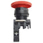 Used Eaton M22S-DP-R-K01 Red Mushroom Head Push Button ø22.5mm, 1NC, 440V Max