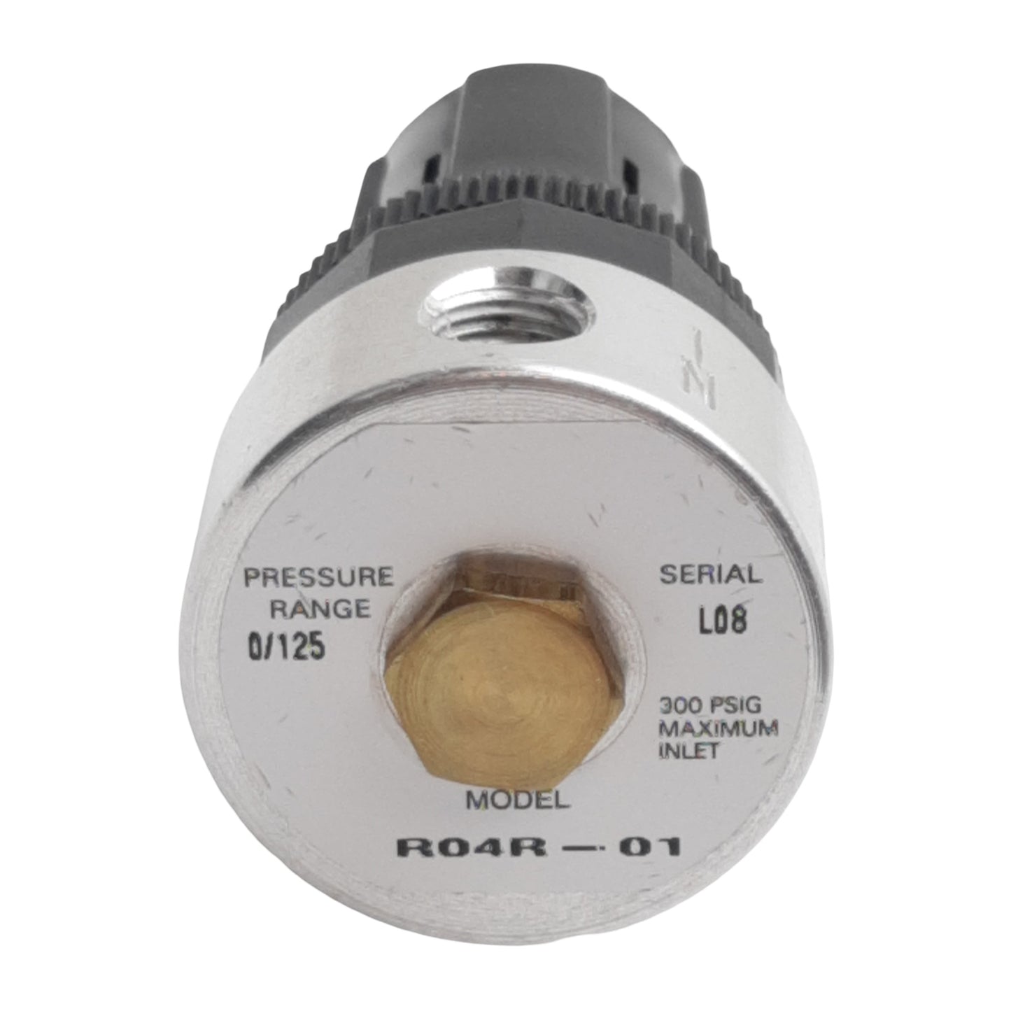 Used Norgren R04-R-01 Pressure Regulator, 1/8in NPT, 0-125psig, 300psig Max, 15scfm