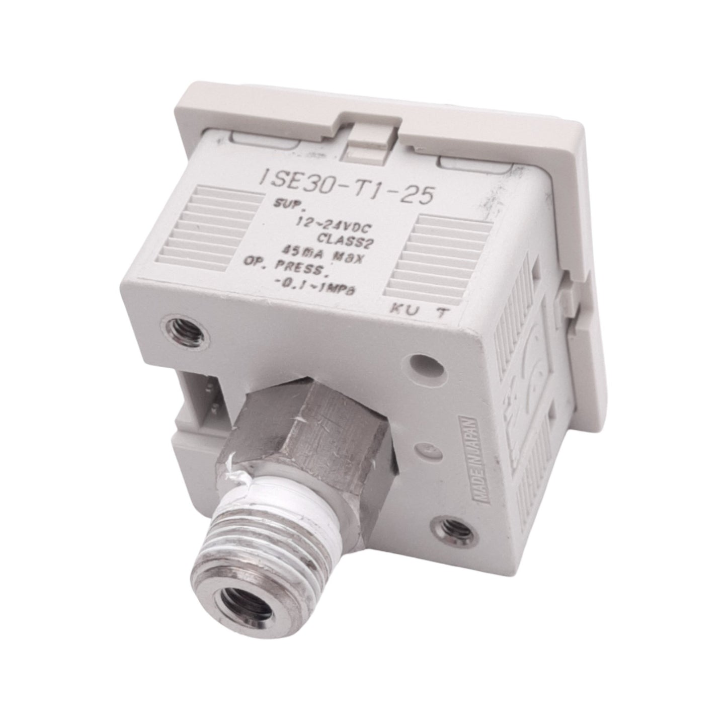 Used SMC ISE30-T1-25 Digital Vacuum Pressure Switch, -0.1~1MPa, 1/8in NPT, 12-24VDC