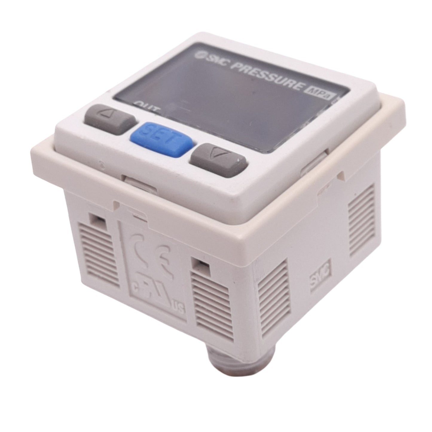 Used SMC ISE30-T1-25 Digital Vacuum Pressure Switch, -0.1~1MPa, 1/8in NPT, 12-24VDC