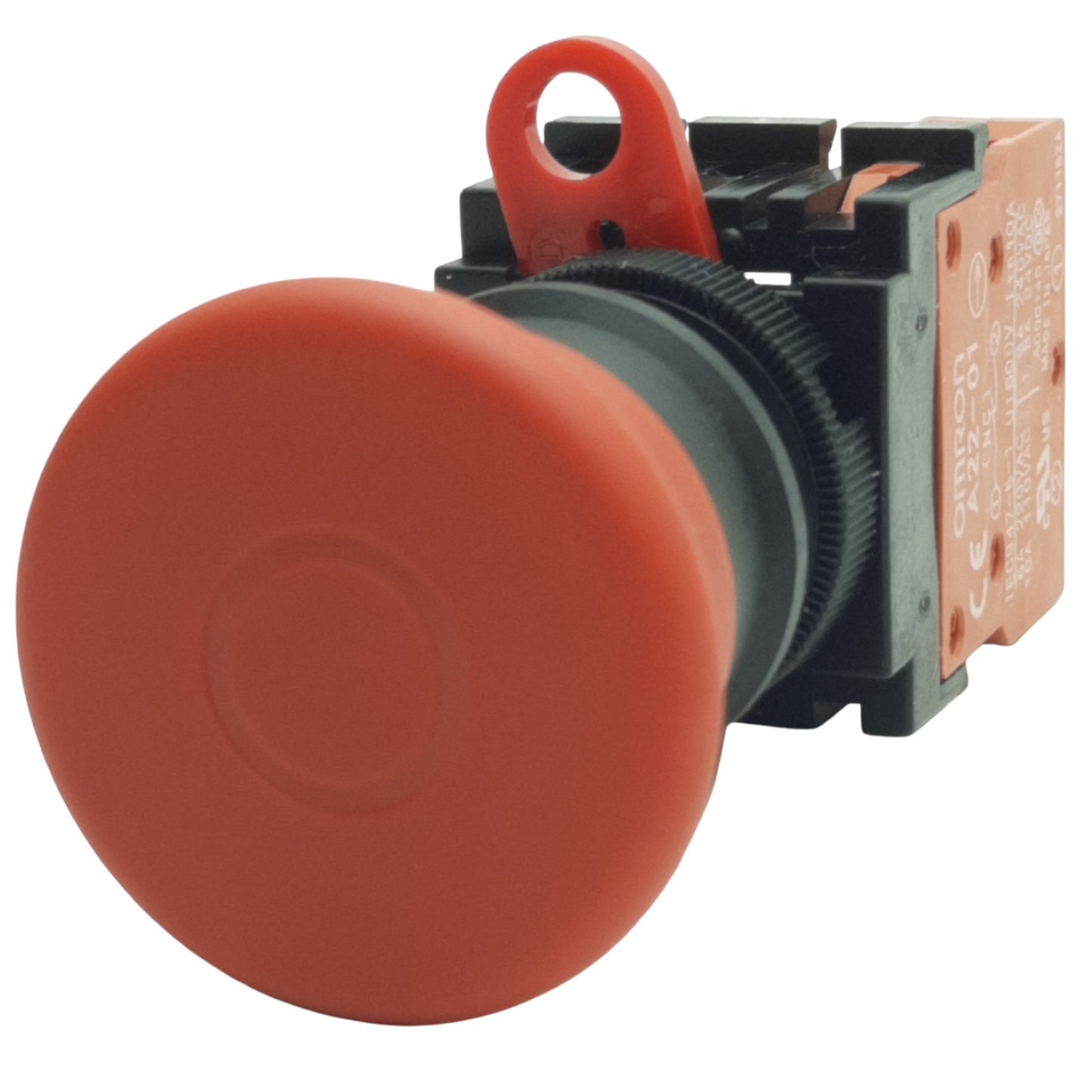Used Omron A22E-MP-01 E-Stop Push/Pull Button ø22mm, 1NC, 110VAC 10A, 24VDC 5A