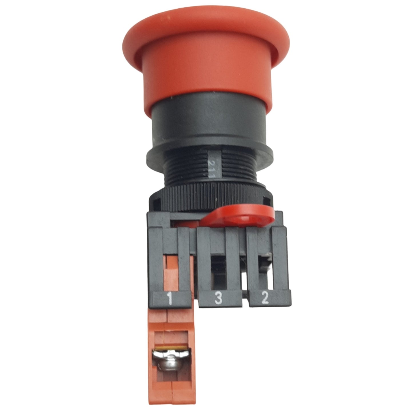 Used Omron A22E-MP-01 E-Stop Push/Pull Button ø22mm, 1NC, 110VAC 10A, 24VDC 5A