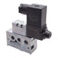 Used Numatics 031SA4154000061 Solenoid Valve, 2-Position 4-Way, 150psig, 24VDC Coil