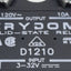 Used Crydom D1210 Solid-State Relay, SPST-NO, 3-32VDC In, 10A 120VAC Out, Panel Mount
