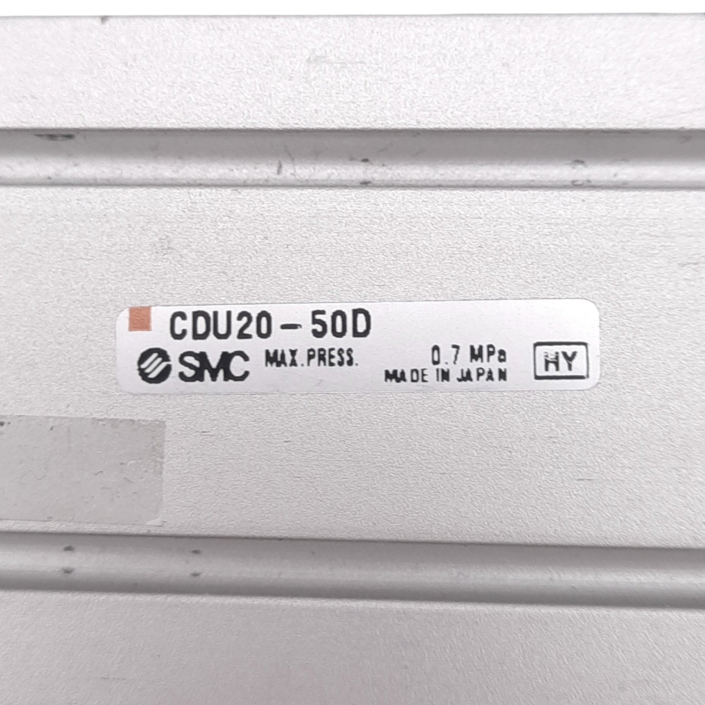 Used SMC CDU20-50D Pneumatic Cylinder, ø20mm Bore, 50mm Stroke, M5, 0.7MPa Max