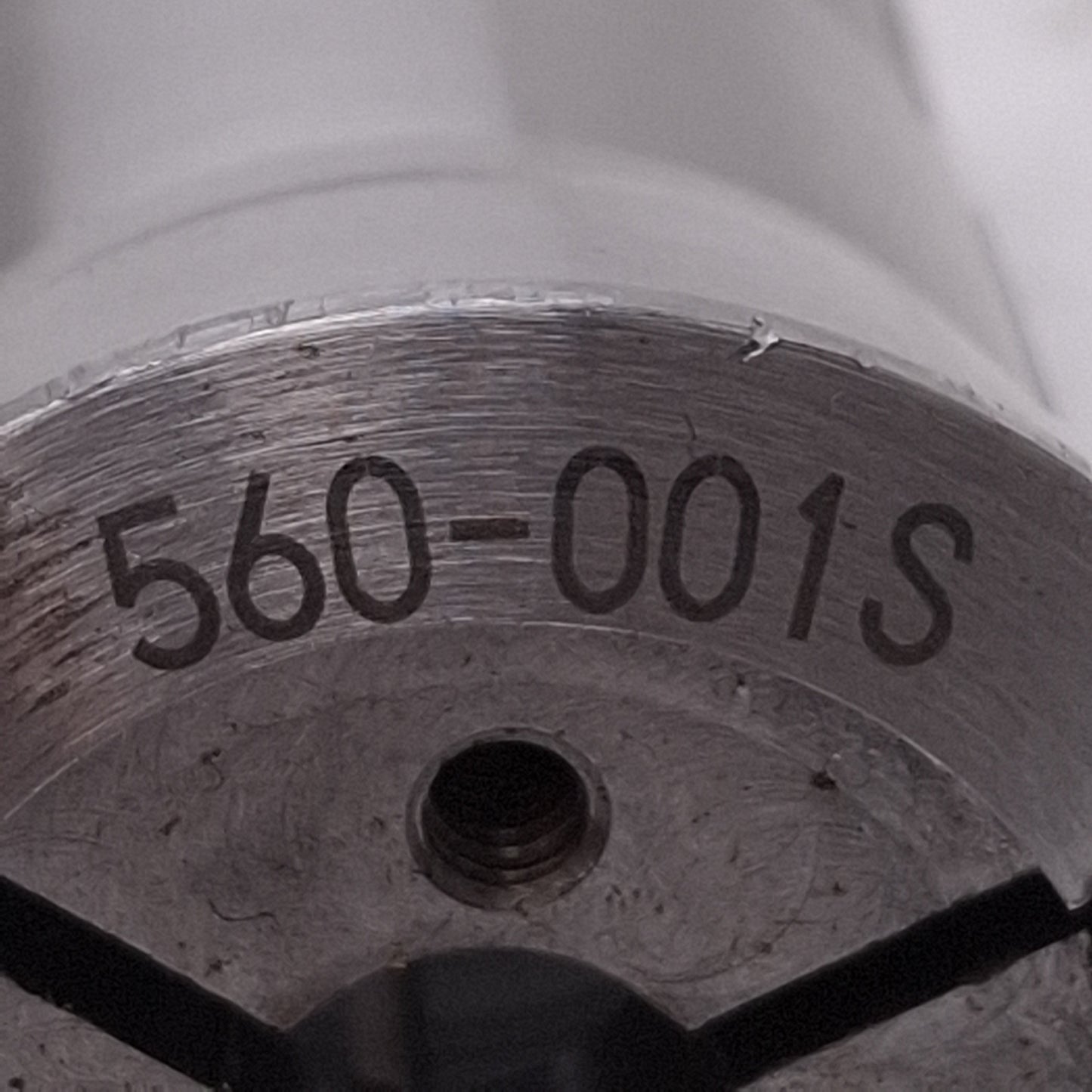 Used Lyndex Nikken 560-001S Round Steel Emergency 5C Collet, ø3/8in Bore