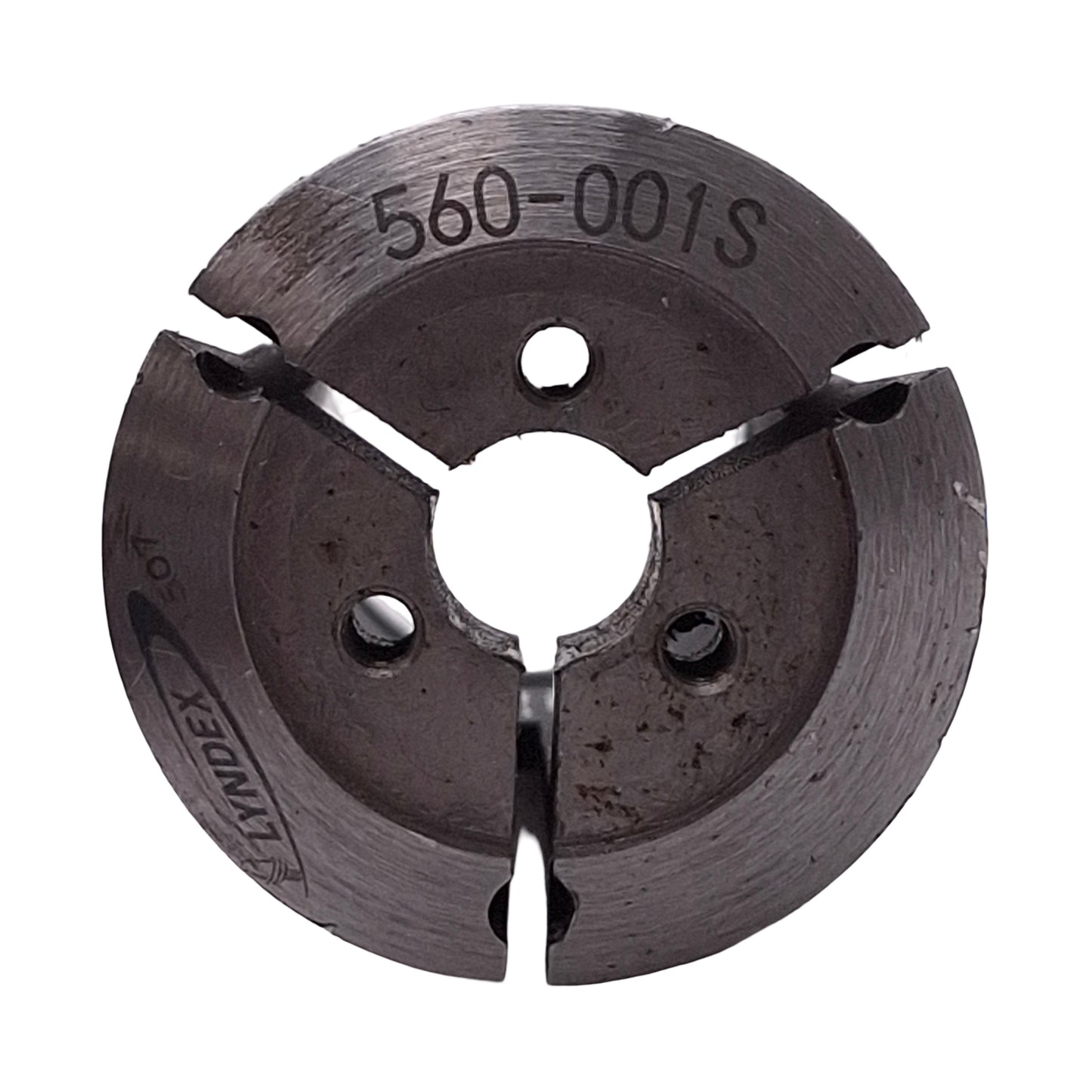 Used Lyndex Nikken 560-001S Round Steel Emergency 5C Collet, ø3/8in Bore