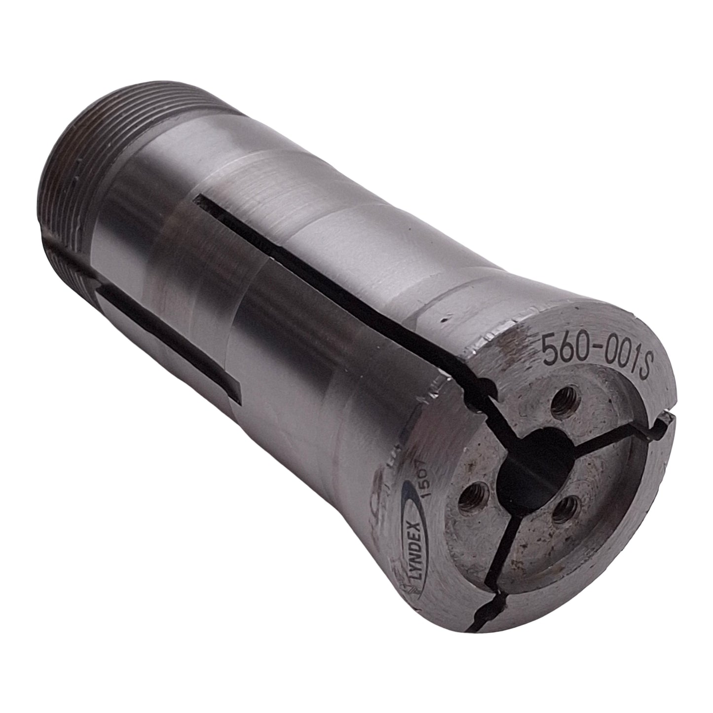 Used Lyndex Nikken 560-001S Round Steel Emergency 5C Collet, ø3/8in Bore