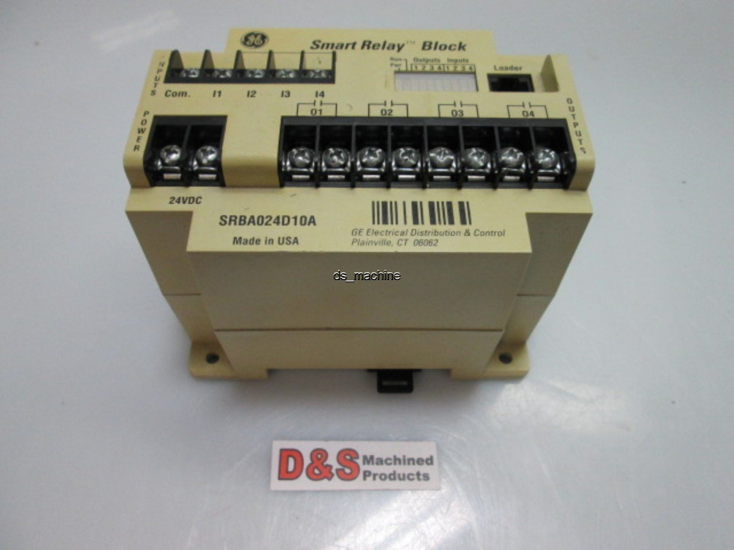 Used General Electric SRBA024D10A Smart Relay Block 24VDC