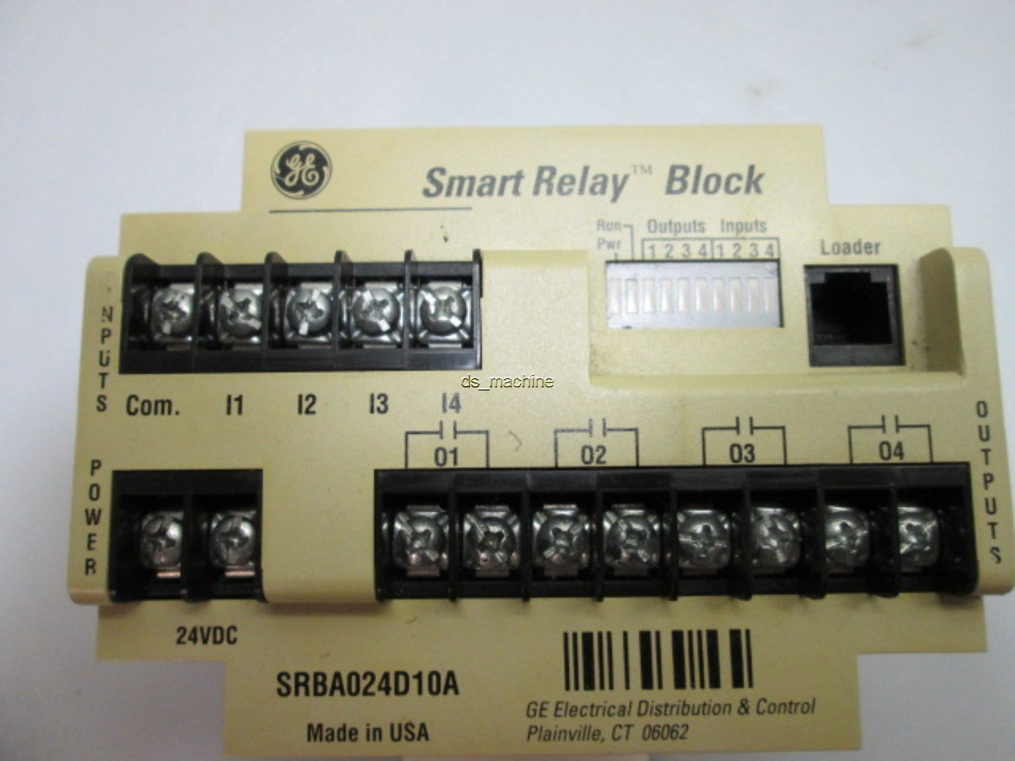 Used General Electric SRBA024D10A Smart Relay Block 24VDC