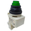 Used Square D 9001KM38LY Illuminated Pushbutton, 1NO+1NC, ø30mm, 120V AC/DC