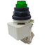 Used Square D 9001KM38LY Illuminated Pushbutton, 1NO+1NC, ø30mm, 120V AC/DC