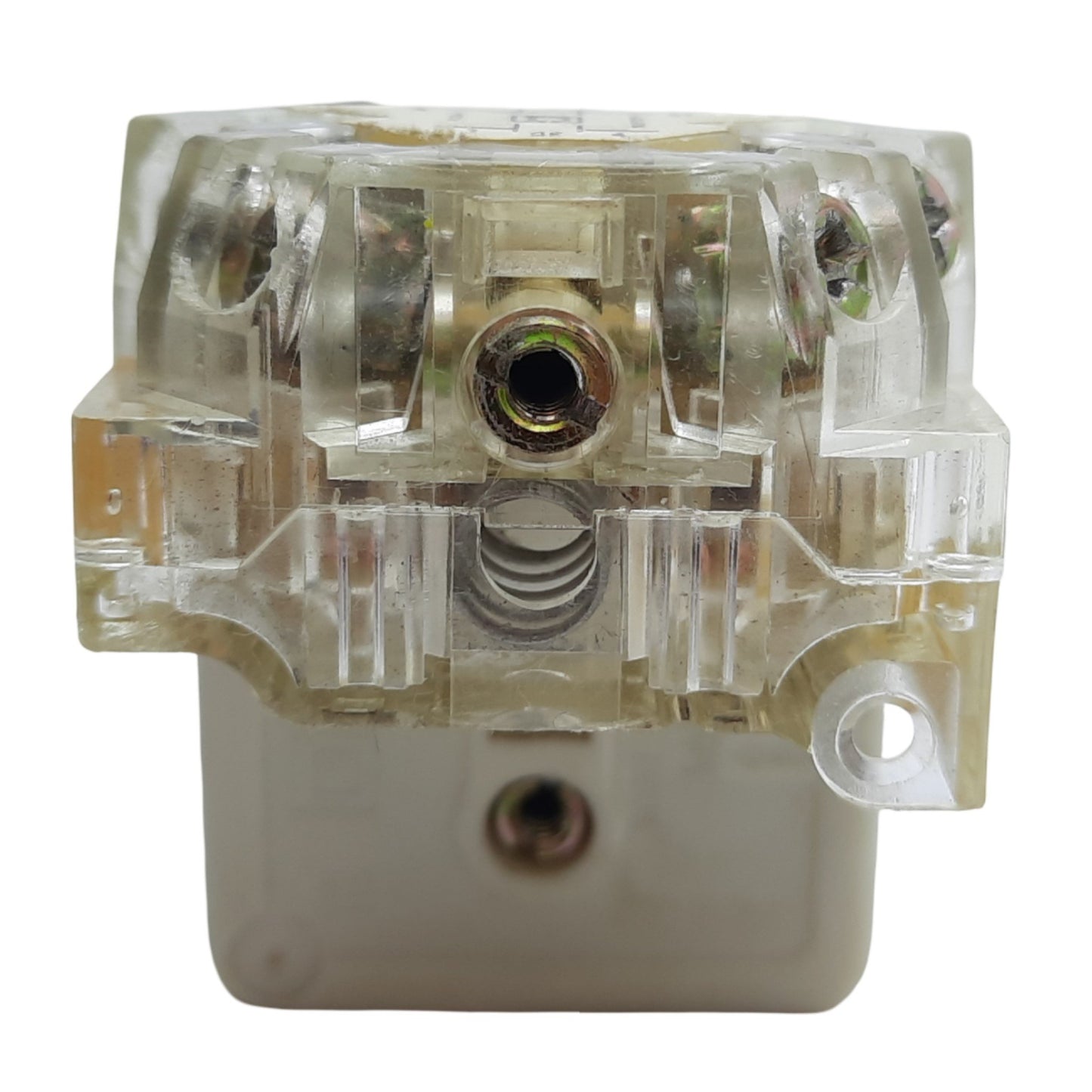 Used Square D 9001KM38LY Illuminated Pushbutton, 1NO+1NC, ø30mm, 120V AC/DC