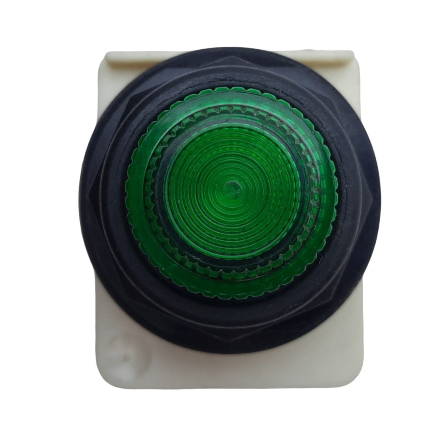 Used Square D 9001KM38LY Illuminated Pushbutton, 1NO+1NC, ø30mm, 120V AC/DC