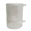 Used Hansen Research Corp Jacketed Reaction Vessel, 0.5L Volume, Conical Bottom