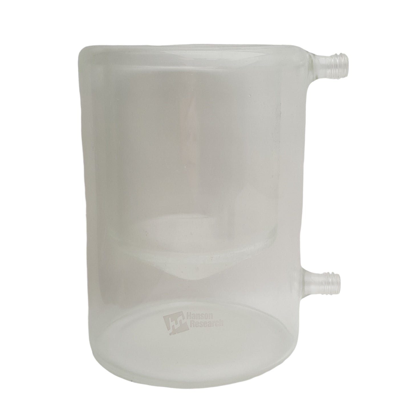 Used Hansen Research Corp Jacketed Reaction Vessel, 0.5L Volume, Conical Bottom