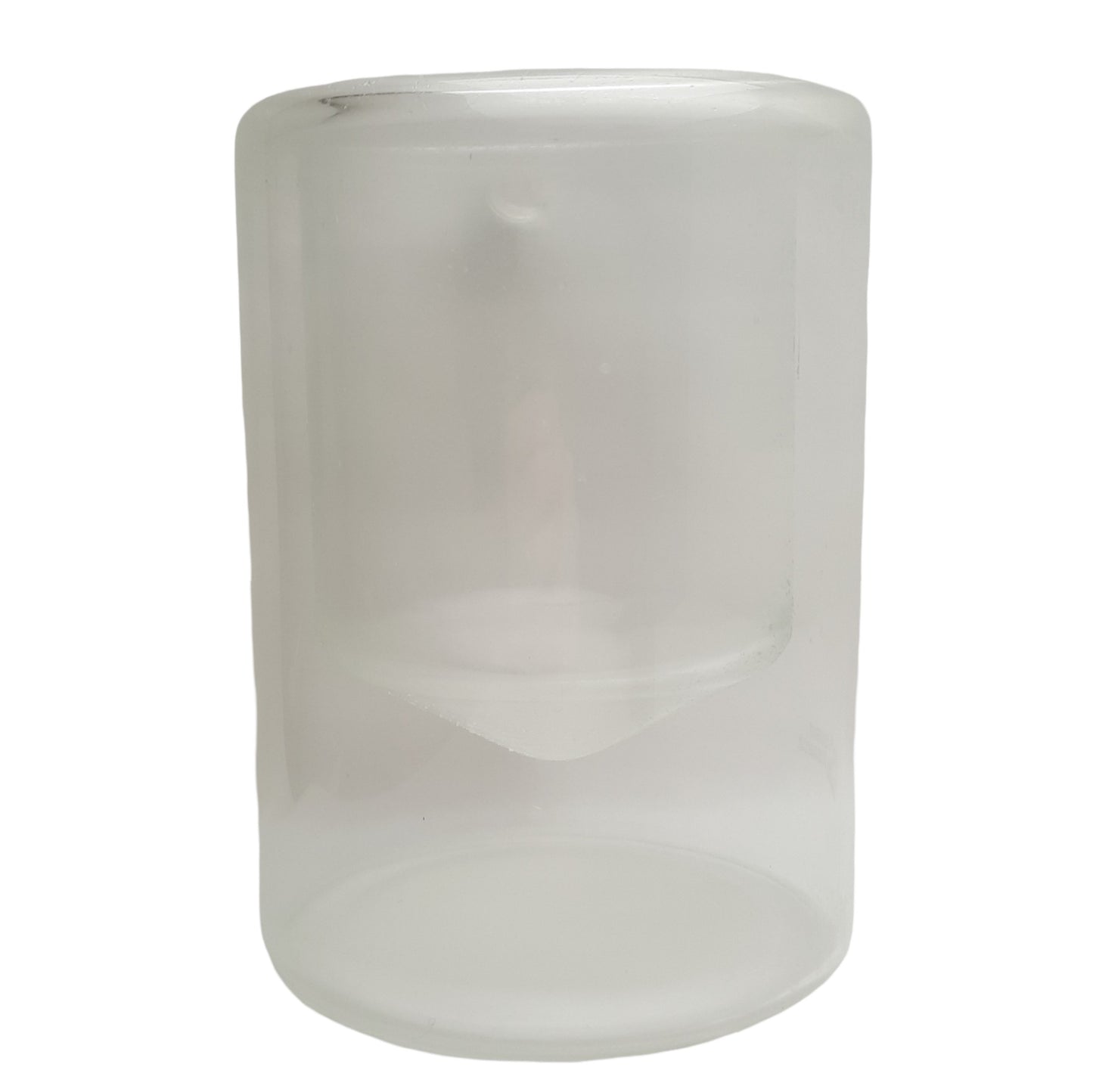 Used Hansen Research Corp Jacketed Reaction Vessel, 0.5L Volume, Conical Bottom