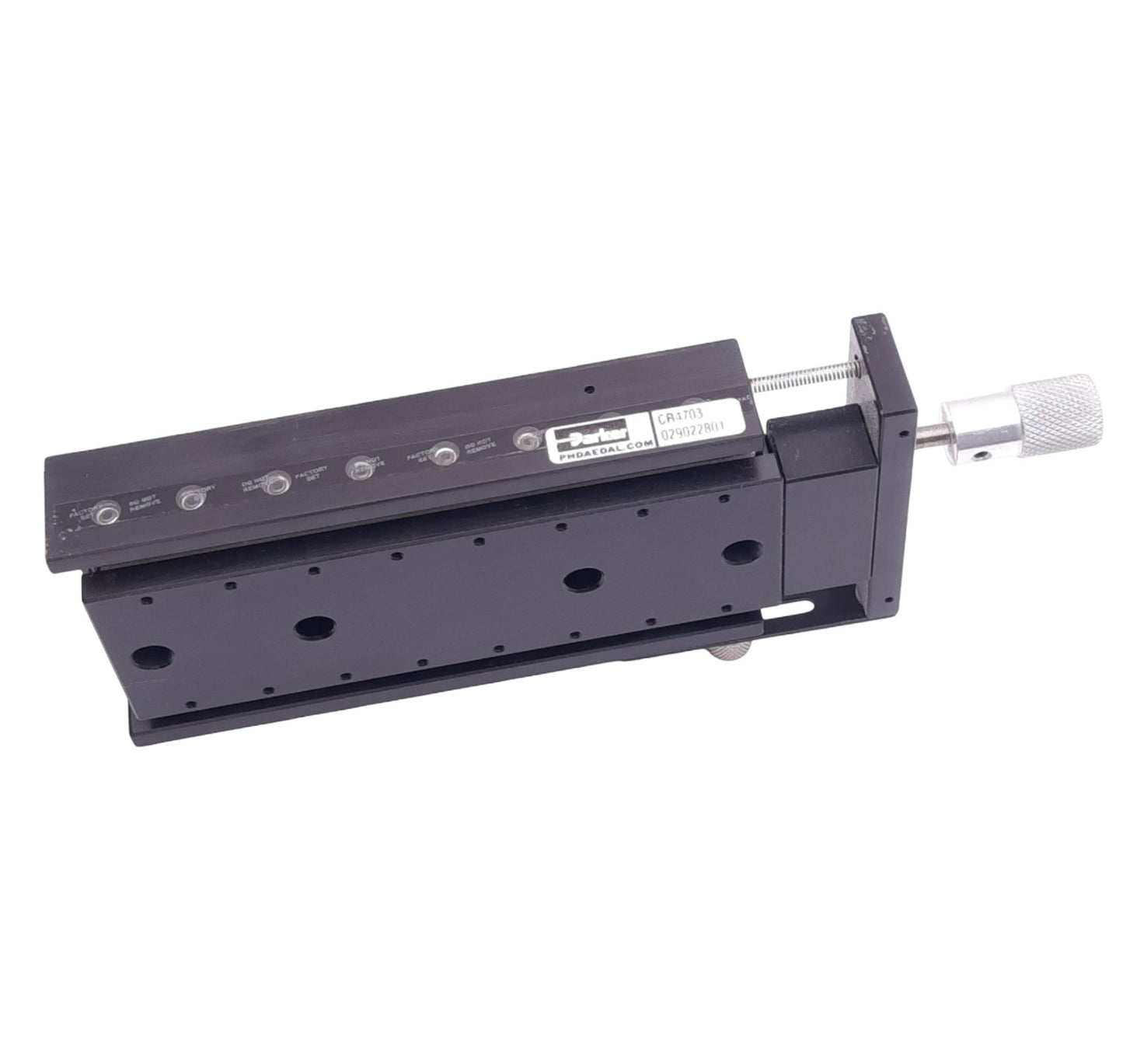 Used Parker CR4703 Manual Cross Roller Linear Positioning Stage, 1in Travel