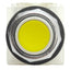 Used Schneider Electric 9001KR1YH13 Yellow Momentary Push Button ø30mm, 1NO+1NC, 600V