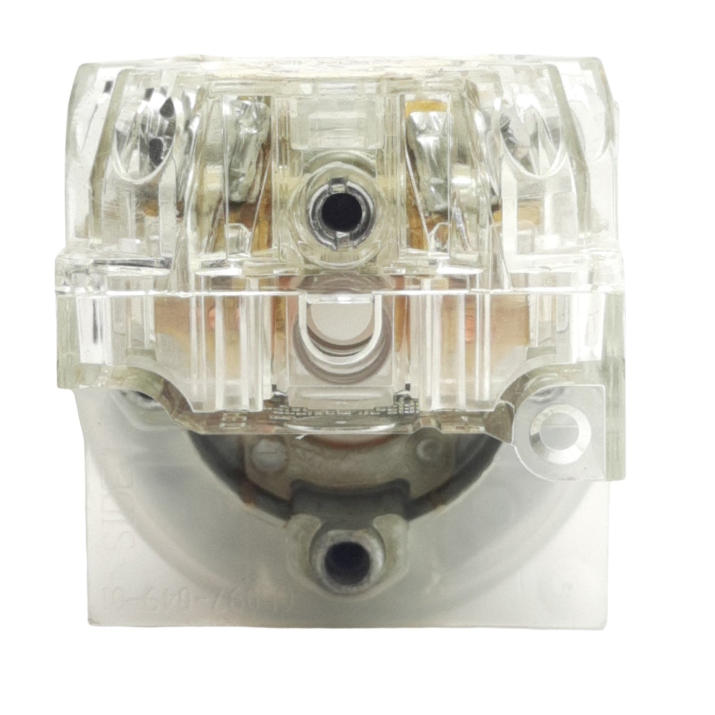 Used Schneider Electric 9001KR1YH13 Yellow Momentary Push Button ø30mm, 1NO+1NC, 600V