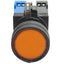 Used IDEC HW1L-M1F10QD-A-24V Amber Illuminated Push Button ø22mm, 1NO, 600V 10A