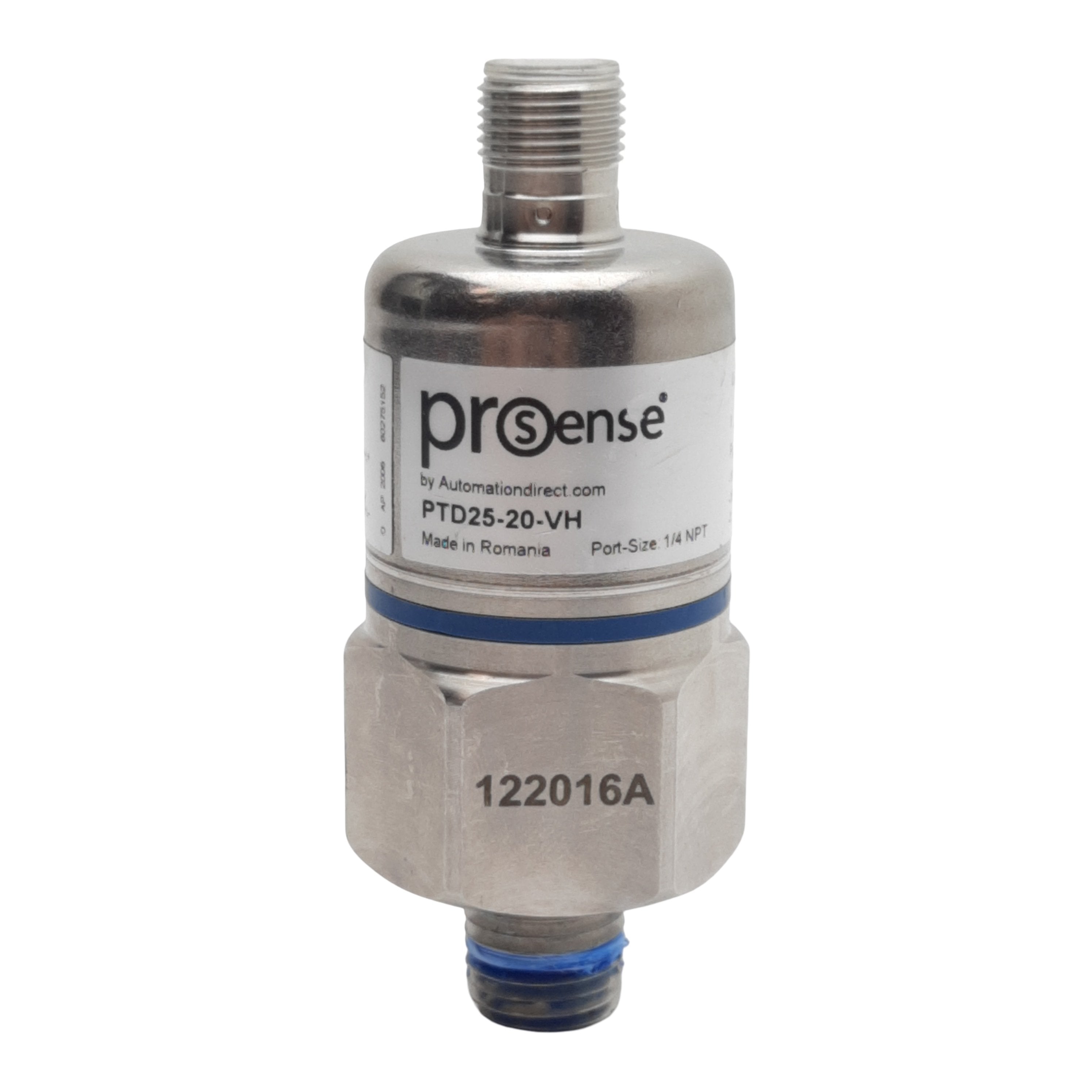 Prosense PTD25-20-VH Vacuum Transmitter -14.5~0psig, +/- 0.75%, 20-4mA ...
