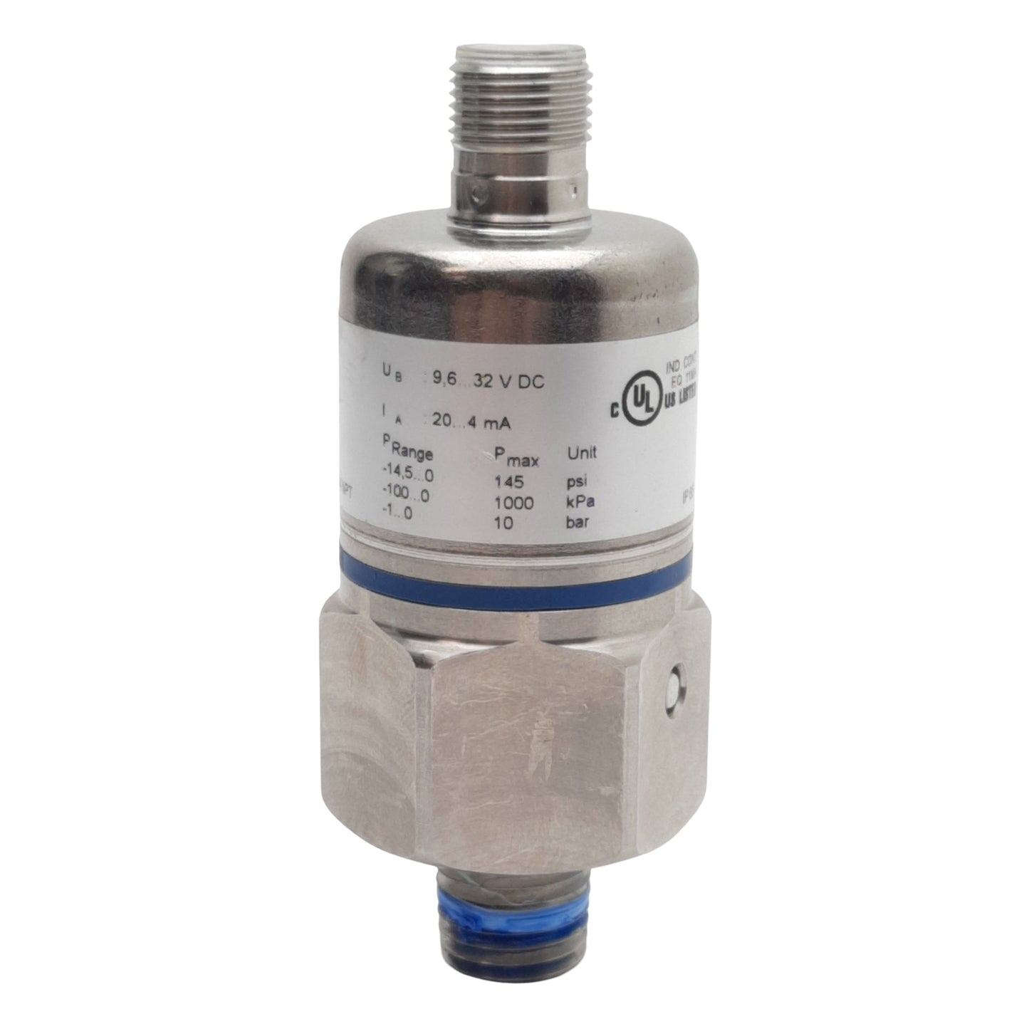 Used Prosense PTD25-20-VH Vacuum Transmitter -14.5~0psig, +/- 0.75%, 20-4mA, 1/4" NPT