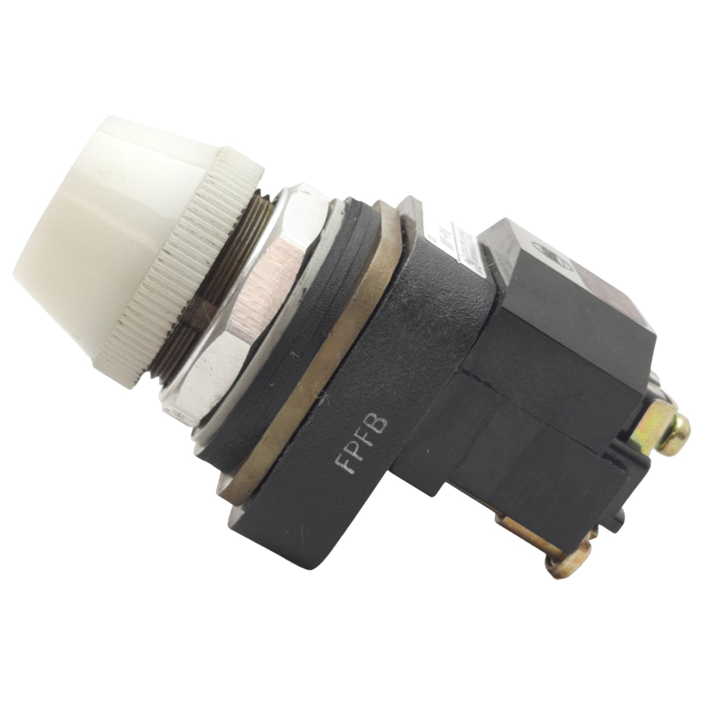 Used Allen Bradley 800T-P16W White Pilot Light ø30mm, 120V 50/60Hz Transformer