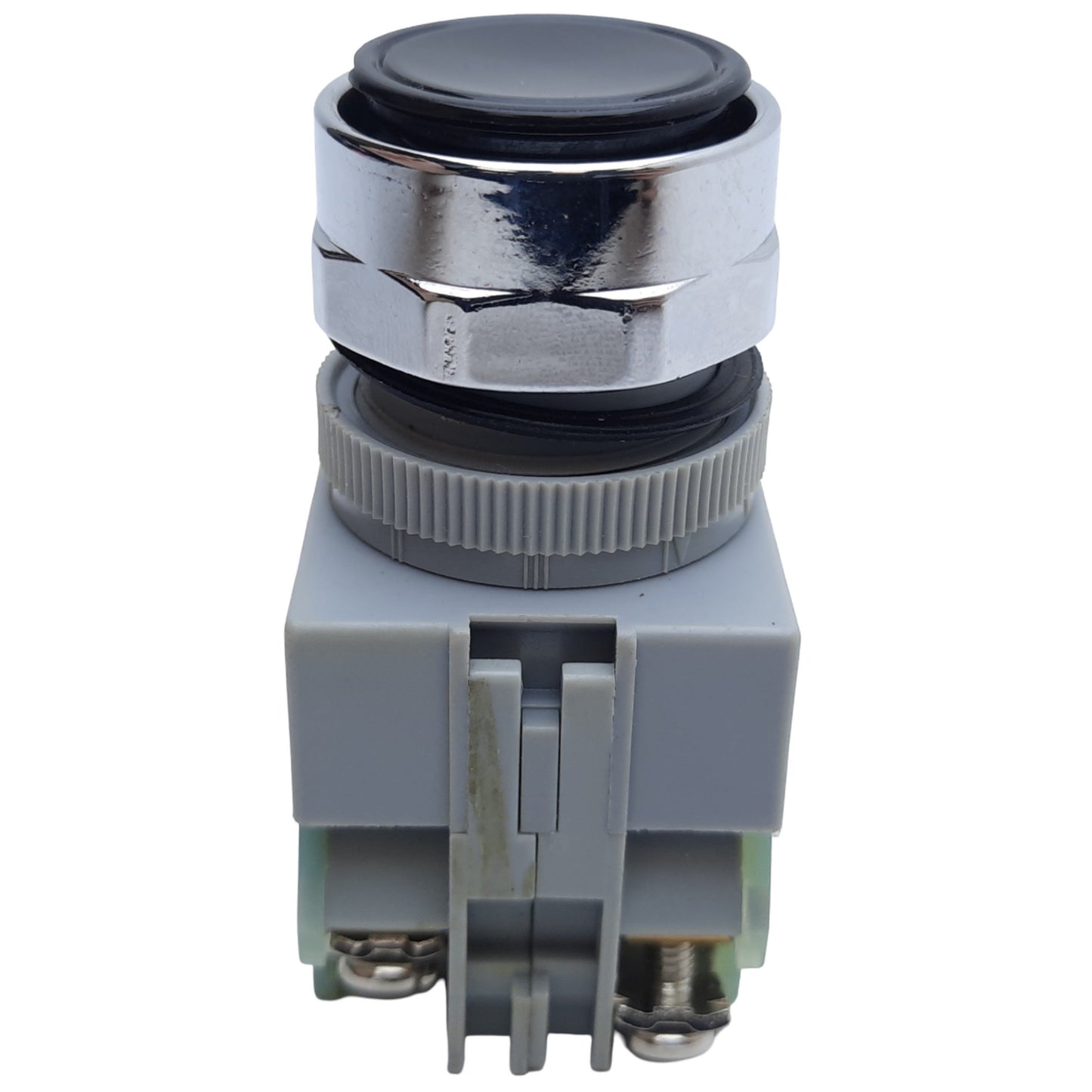 Used Idec ABFD110NUB Non-Illuminated Pushbutton, Momentary, ø30mm, 2NO, 10A 600VAC