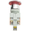 Used IDEC AVLW49902D-R-24V Push Lock Twist Release Button ø22mm, 2NC, 600V 10A