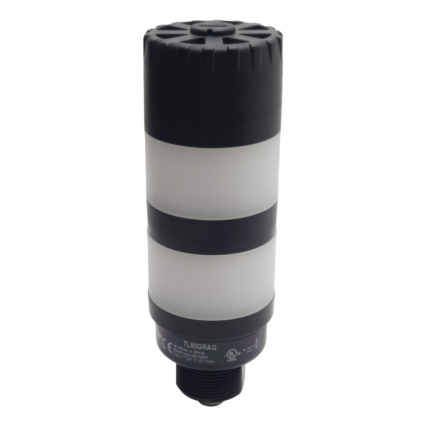 Used Banner TL50GRAQ LED Light Tower, Green/Red, Alarm, M30, 4-Pin M12 Male, 18-30VDC