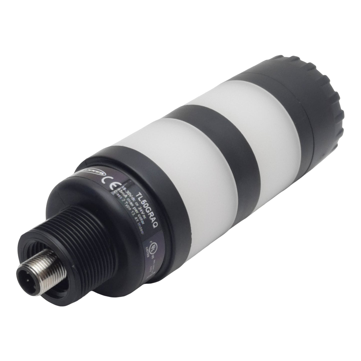 Used Banner TL50GRAQ LED Light Tower, Green/Red, Alarm, M30, 4-Pin M12 Male, 18-30VDC