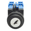 Used IDEC HW1K-2AF20 2-Position Key Selector Switch ø22mm, 4NO, 600V 10A, *No Key*