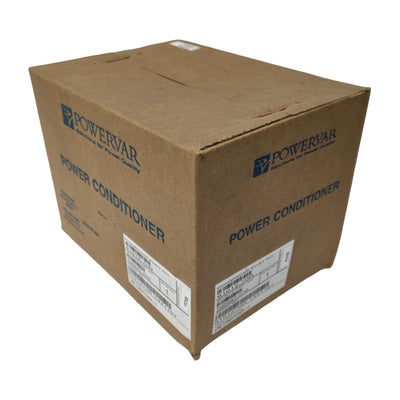 New Powervar ABC100-11W 61012-70R Power Conditioner, 2-Outlet, 120VAC 1A, 120VA